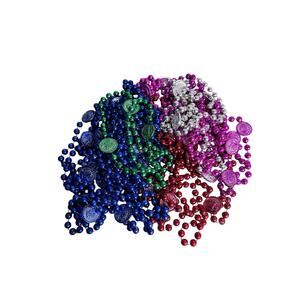 Vintage Multicolor Bacchus Beads from Mardi Gras Parade in New Orleans Box 1